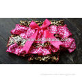 cute pink satin baby bloomer with ruffle diaper cover animal bloomer with bow BABY diaper cover baby satin bloomer